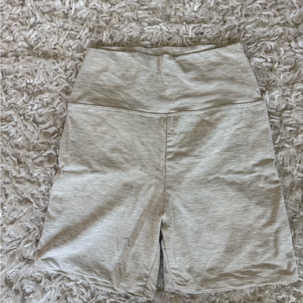 The Luxe Bike Short in Ice Grey